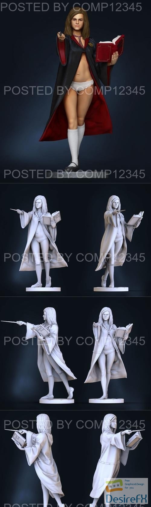 Hermione Granger NSFW Version 3D Print