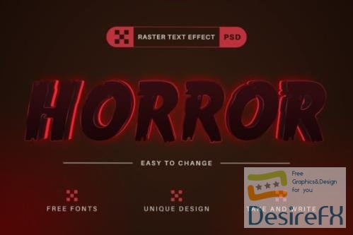 Inferno Horror Editable Text Effect - 15407519