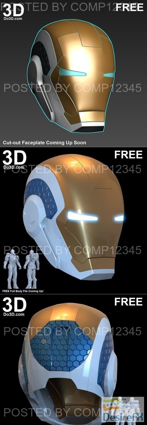 Iron Man MK 39 Helmet 3D Print