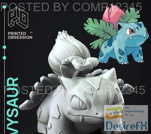 Ivysaur - Pokemon 3D Print