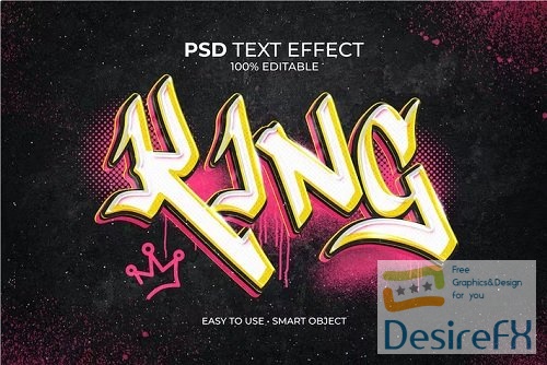 King Bomber Graffiti Text Effect - NPZF7EP