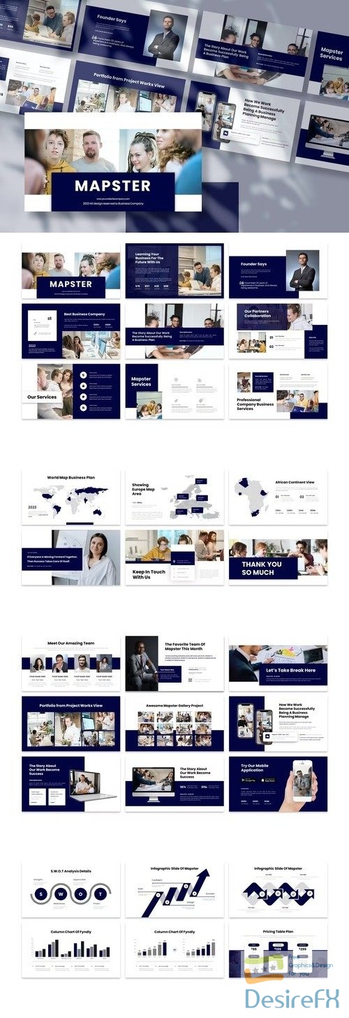Mapster - Business PowerPoint Template