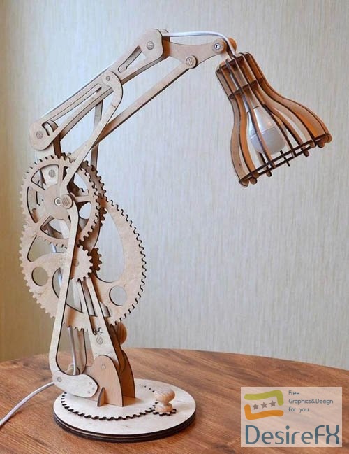 Mechanical Lamp 3D Print Model