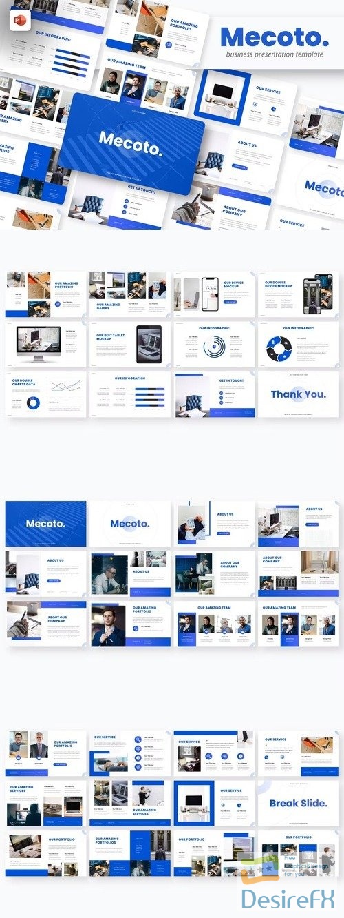 Mecoto Business PowerPoint Template