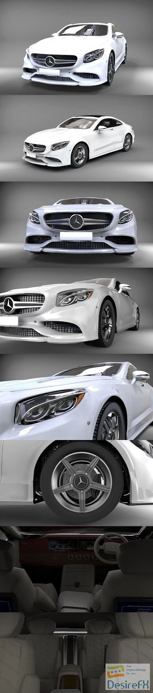 Mercedes benz s63 - 3d model