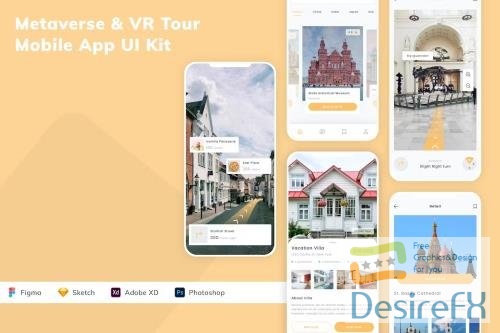 Metaverse & VR Tour Mobile App UI Kit