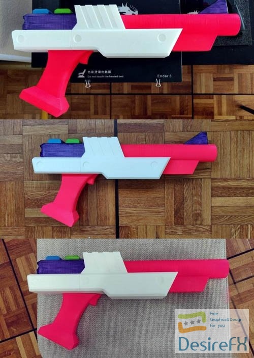 Miss Fortune Gun 3D Print Model