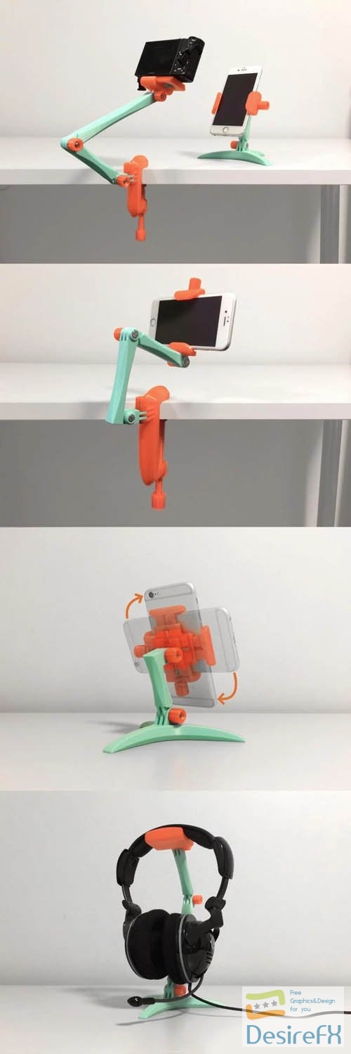 Modular Mounting System 3D Print Model