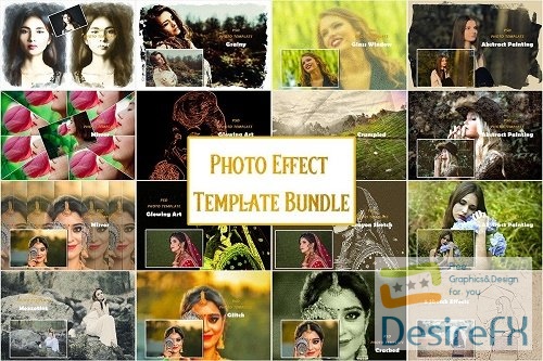 Photo Effect Template Bundle - 36 Premium Graphics