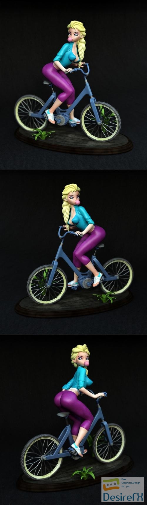 Princess ice - Elsa Bike  3D Print