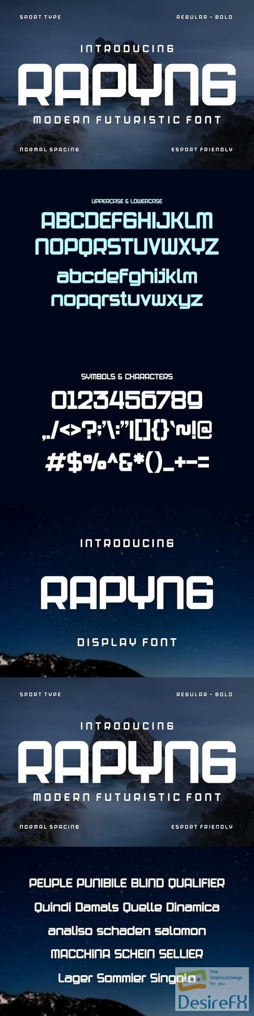 Rapyng Font