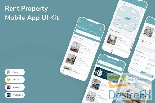 Rent Property Mobile App UI Kit