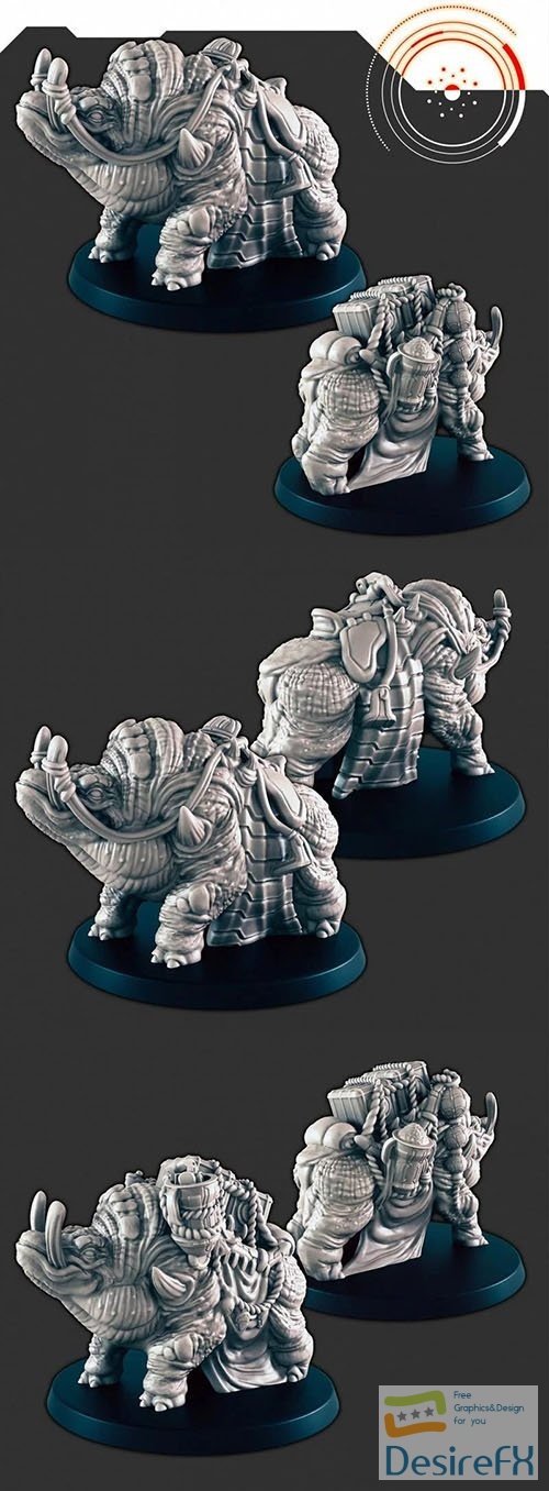 Sci-Fi Alien Beast of Burden – Uscon 3D Print Model