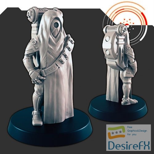 Sci-Fi Alien Civilian 5 3D Print Model