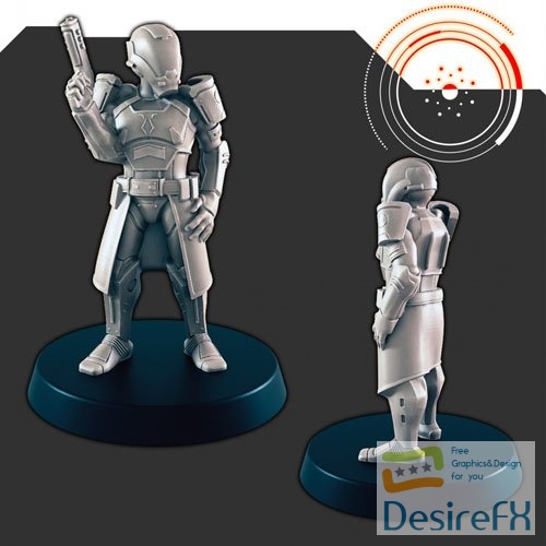 Sci-Fi Alliance Patrol 1 3D Print Model
