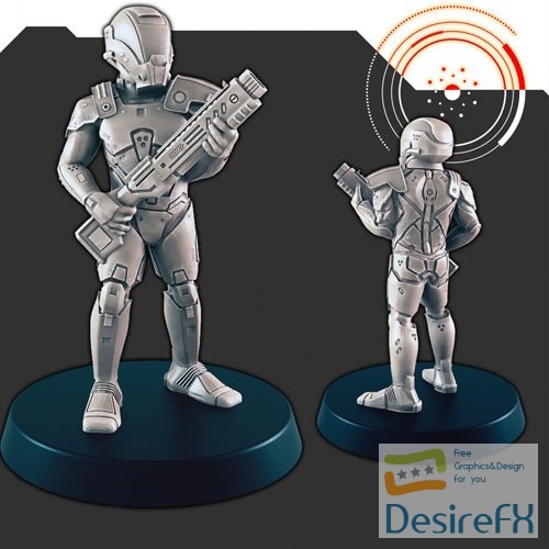 Sci-Fi Alliance Patrol 3 3D Print Model