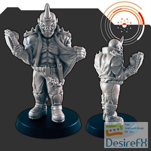 Sci-Fi Crew Jocko 3D Print Model