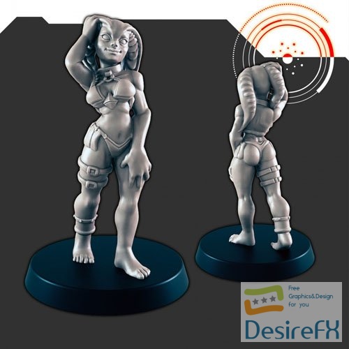 Sci-Fi Crime Dancer 1 3D Print Model