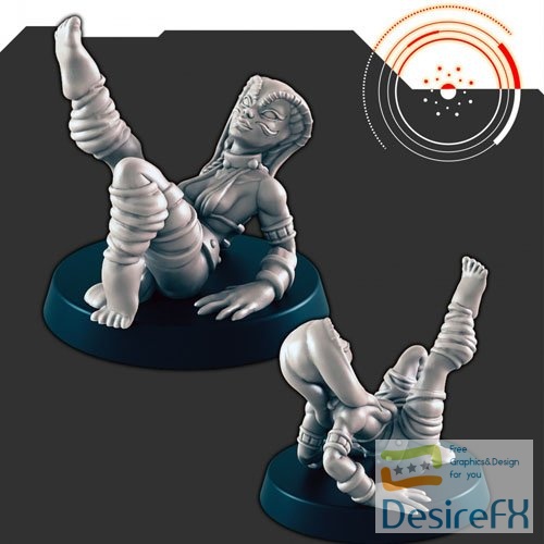 Sci-Fi Crime Dancer 2 3D Print Model