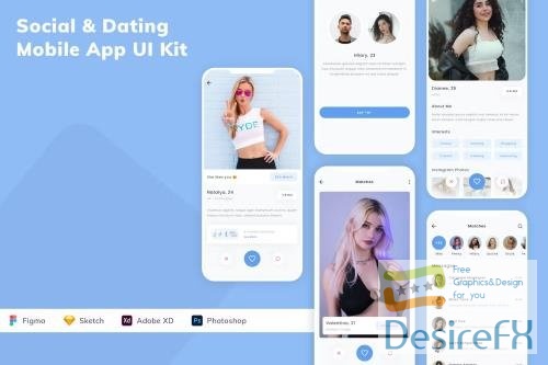 Social & Dating Mobile App UI Kit