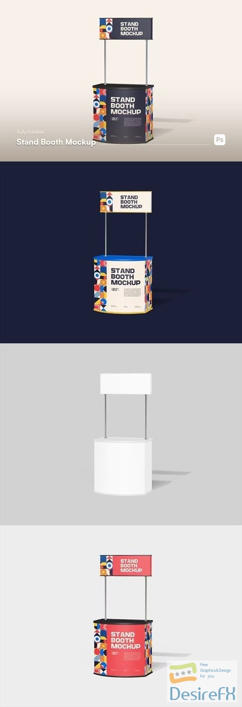 Download Stand Booth Mockup - DesireFX.COM