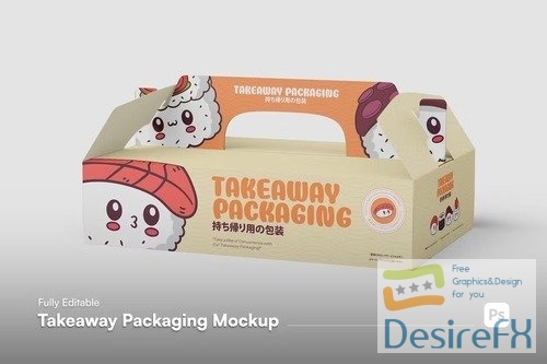 Takeaway Food Packaging Mockup