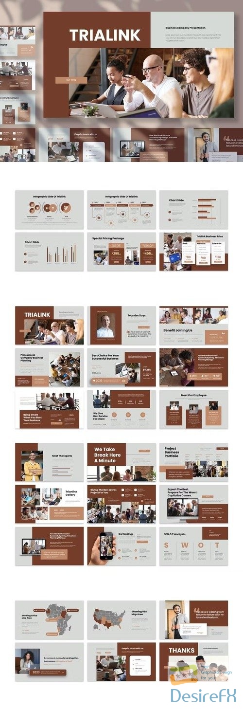 Trialink - Business PowerPoint Template