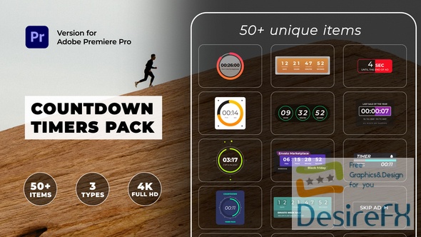 VideoHive Countdown Timers Pack | Premiere Pro 34033027