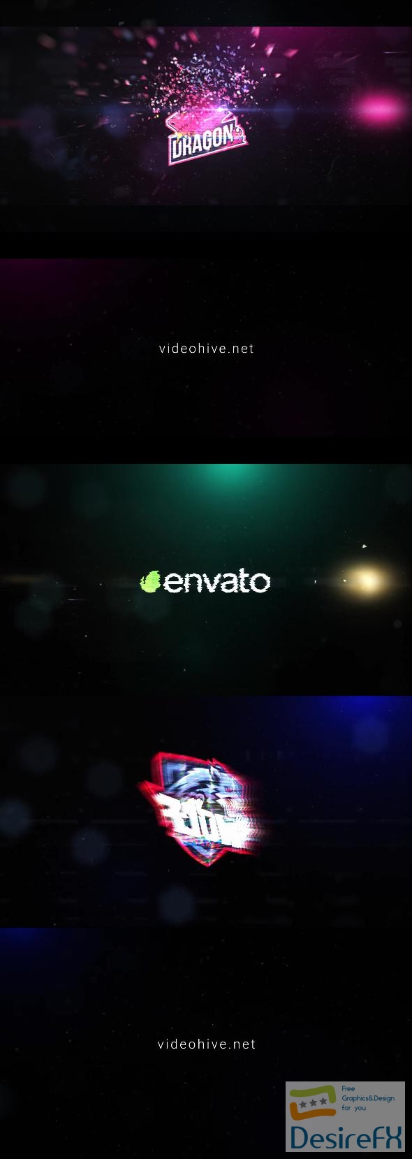 VideoHive Shatter Glitch Logo Reveal 44773139
