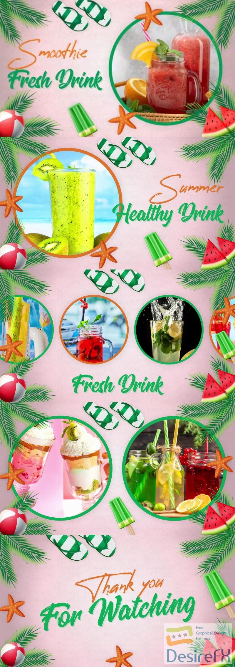 Videohive Fresh and Healthy Drink Promo 45149572