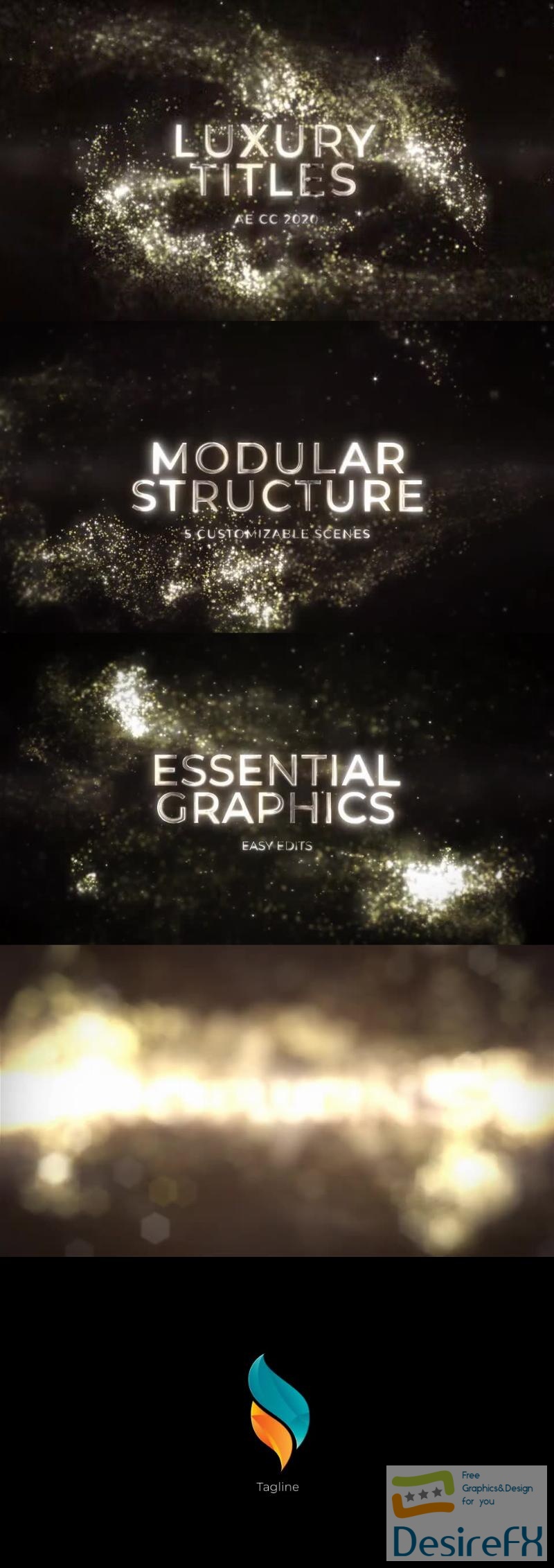 Videohive Gold Luxury Titles 45221486