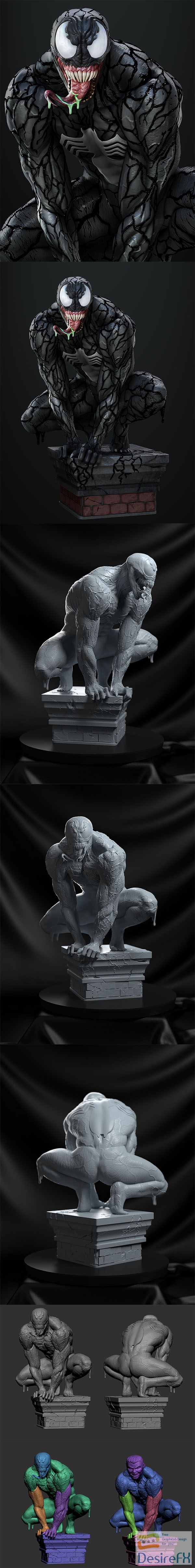 Vinicius Cardoso – Venom Statue – 3D Print