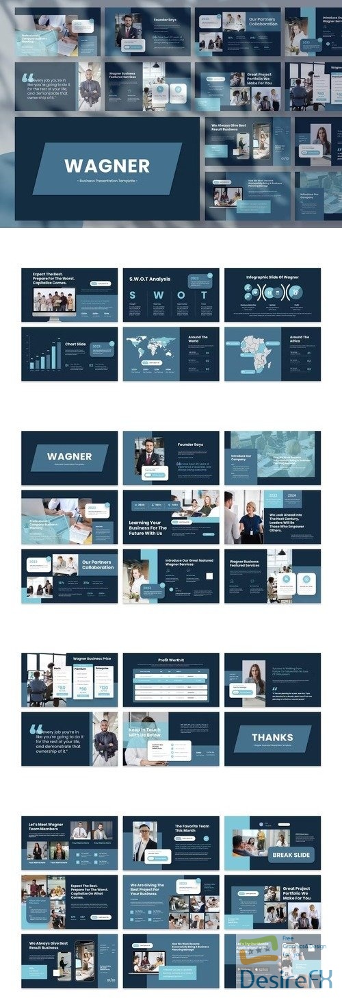 Wagner - Business Presentation PowerPoint Template