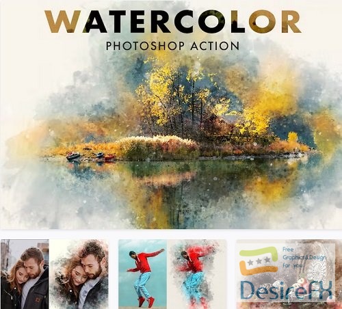 WaterColor Photoshop Action - FMSE584