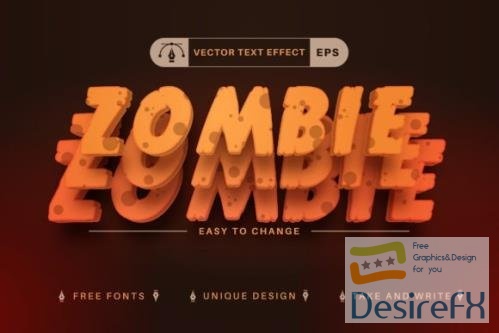 Zombie - Editable Text Effect, Font Style - 14500750 - 2539950