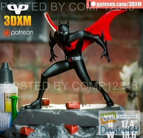 3DXM - Batman Beyond 3D Print