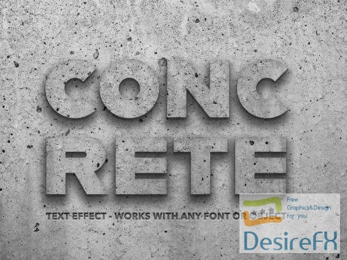 Adobestock - Concrete Text Effect 283067370