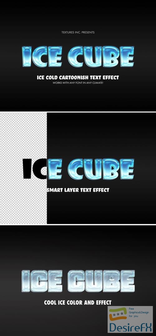 Adobestock - Ice cold Text Effect 302083428