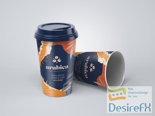 Adobestock - Paper Coffee Cups Mockup 357045308