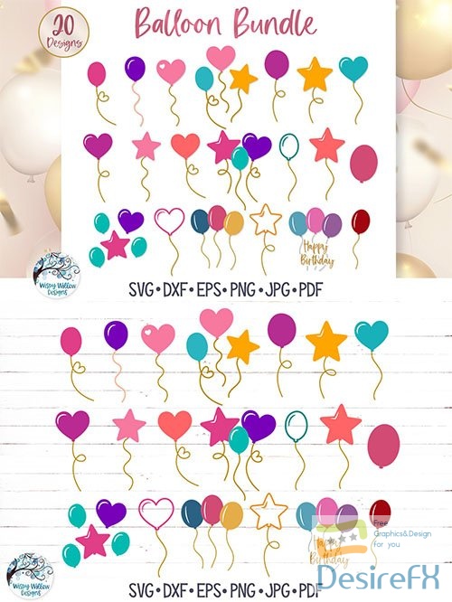 Balloon bundle design elements