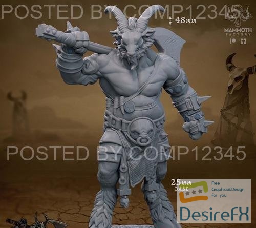 Beastkin Brute Mammoth 3D Print