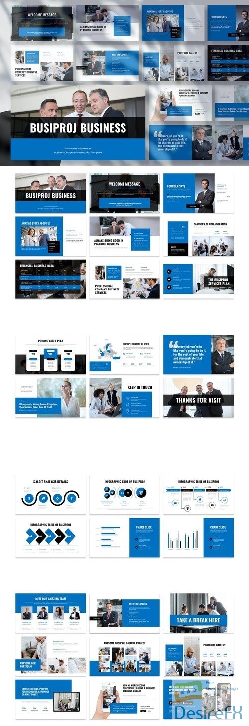Busiproj - Business PowerPoint Template