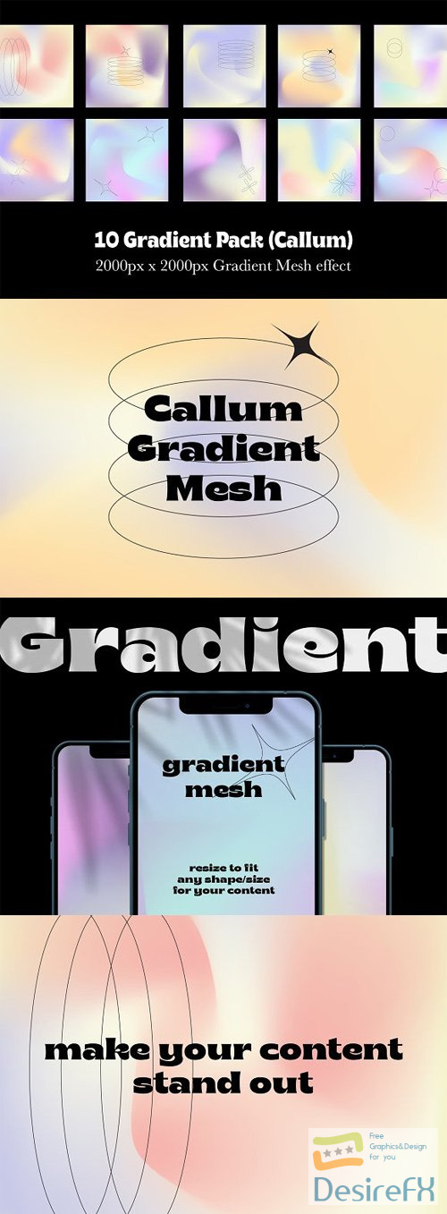 Callum - 10 Gradient Pack