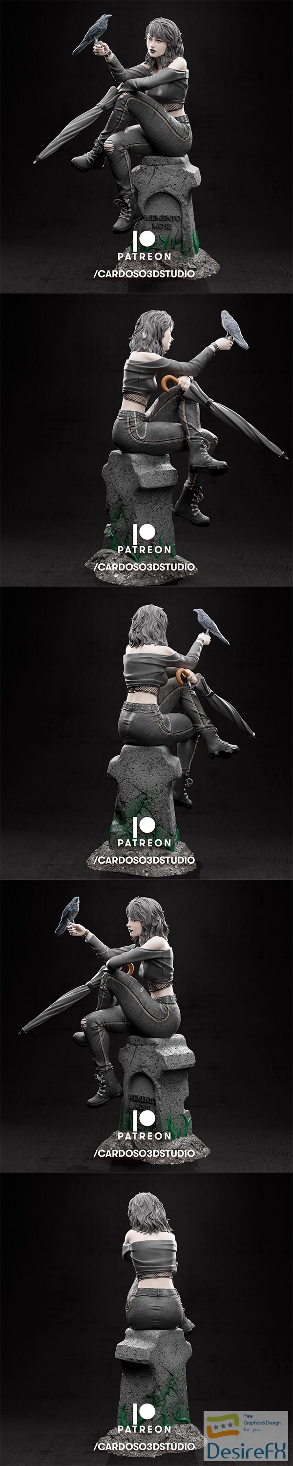 Cardoso3D – Sandman – Death – 3D Print