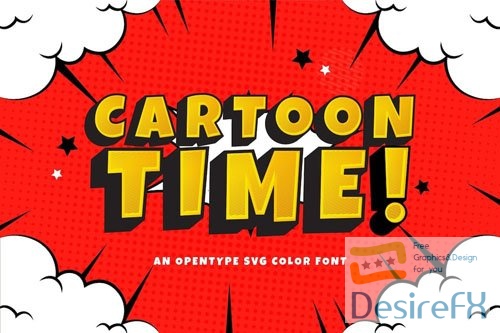 Cartoon time! font