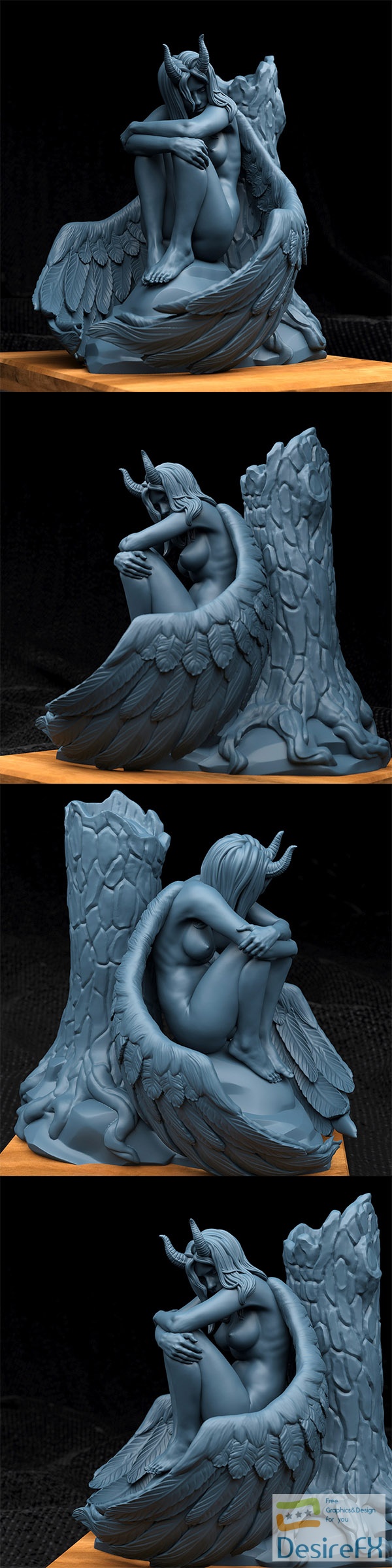 Creature Armory - The Fallen Angel - 3D Print