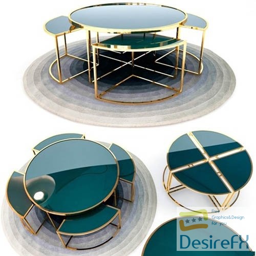 Eichholtz coffee table padova - 3d model