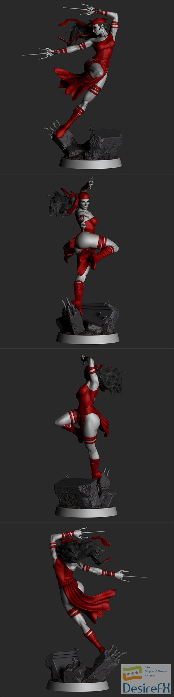 Elektra - ATV Digital Sculptures - 3D Print