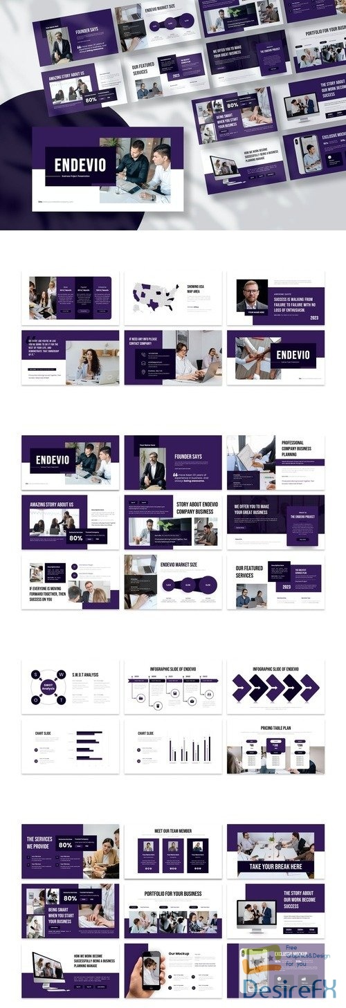 Endevio - Business PowerPoint Template