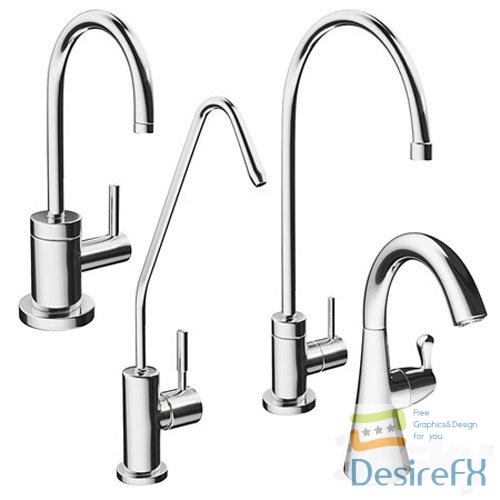 Faucet Set 5 - 3d model